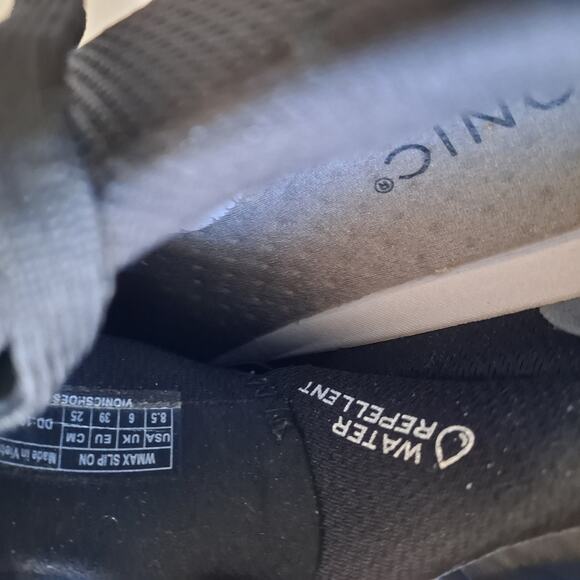 Vionic Walk Max Low Top Lace-Up Sneakers Slip On Shoes Black Women's Size 8.5 - Picture 8 of 12